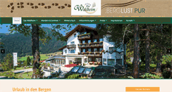 Desktop Screenshot of das-waldheim.at