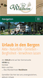 Mobile Screenshot of das-waldheim.at